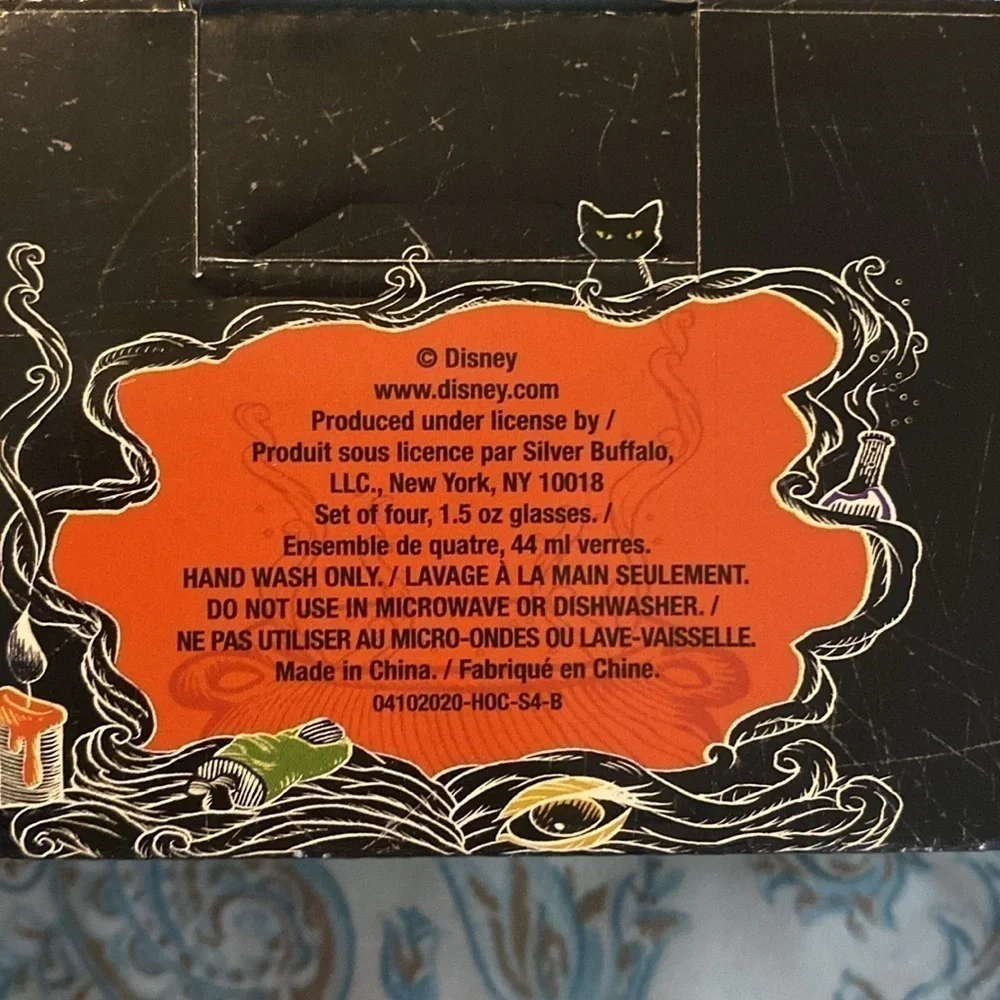 Hocus Pocus Disney Shot Glass Set Halloween